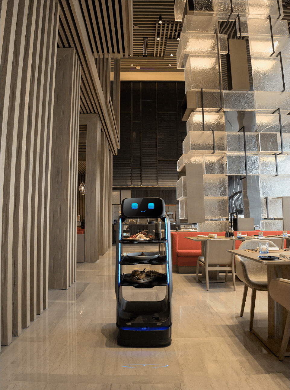 智能送餐機器人-餐廳服務機器人
